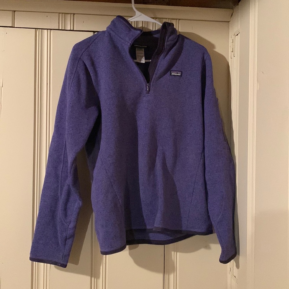 Womens purple half zip Patagonia
